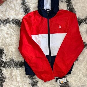 U.S. Polo Assn. Red, White, and Blue Kids Jacket
